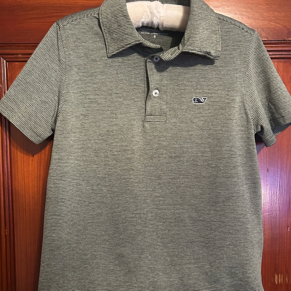 Vineyard Vines Boys On The Go Sankaty Bradley Striped Polo Shirt